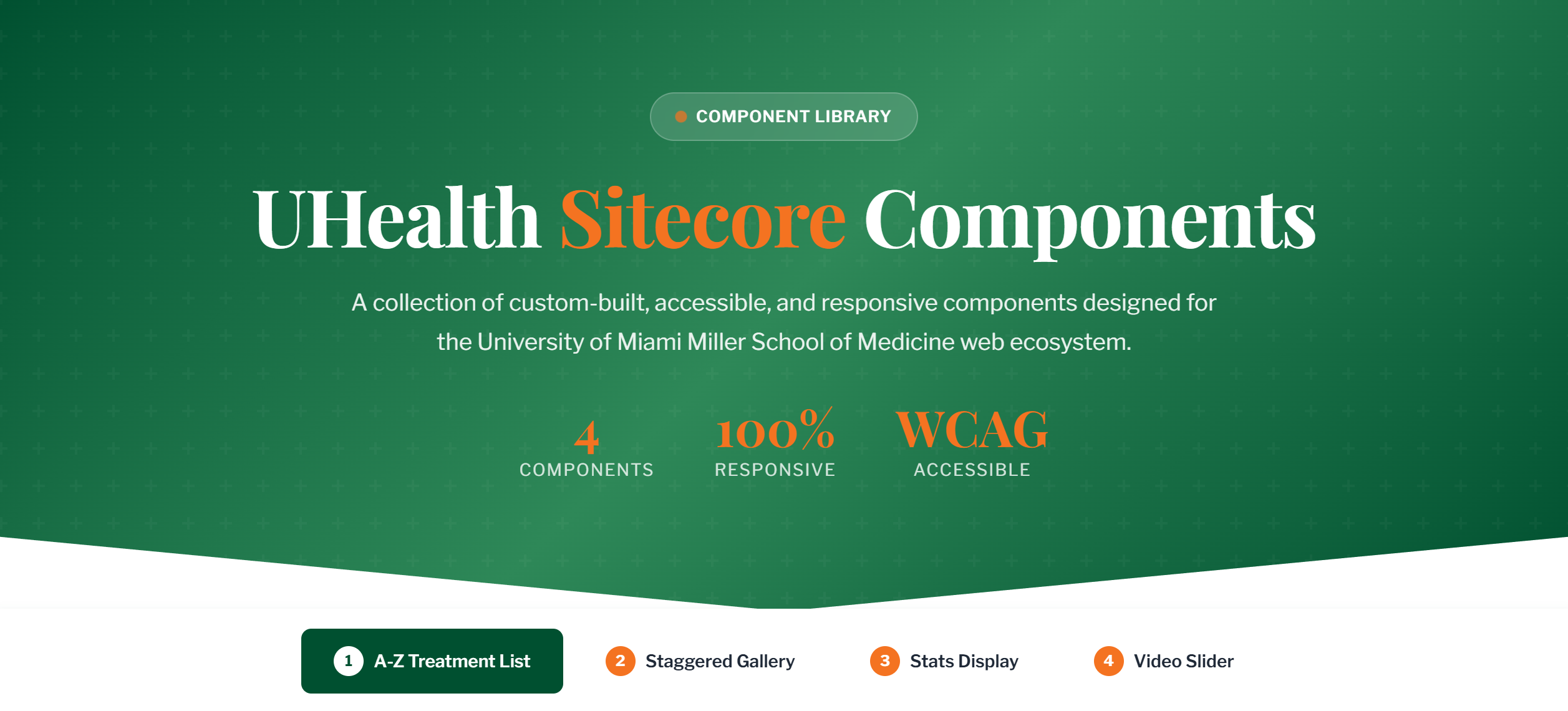UHealth Sitecore Component Library Preview